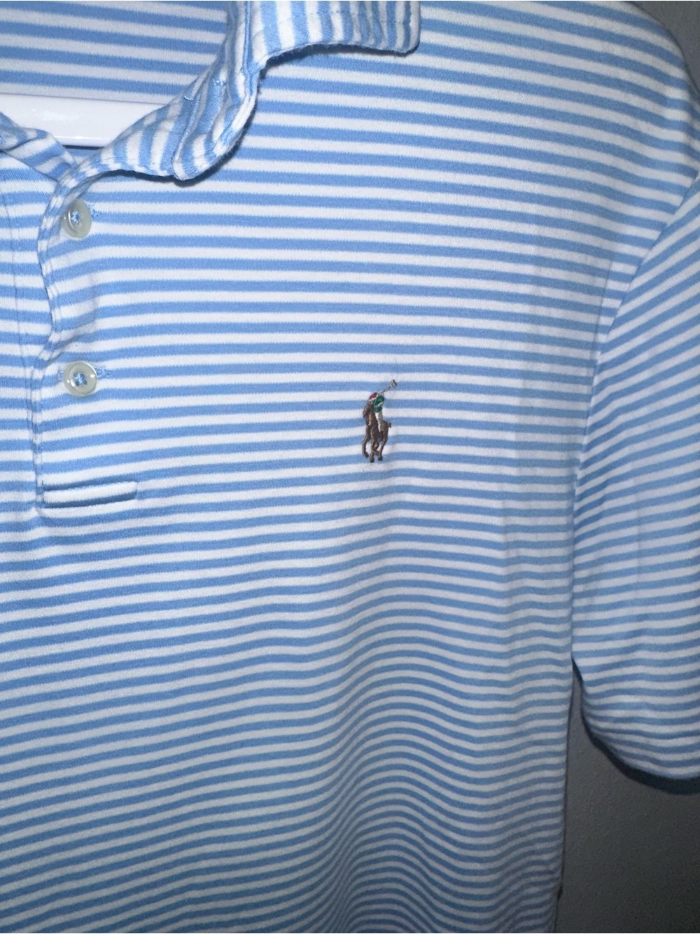 Polo Ralph Lauren Stripe Polo Men’s Medium - Picture 6 of 7